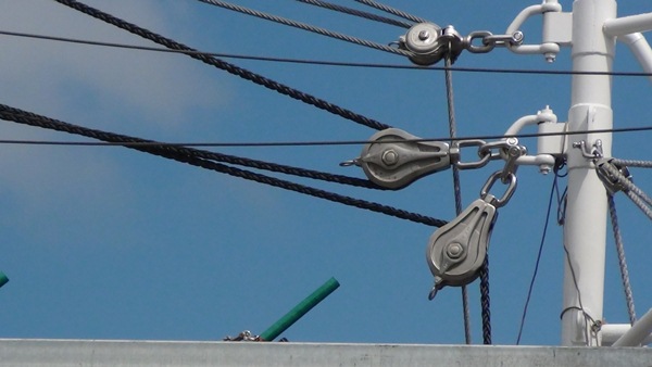 Application example of stainless steel pulley power system