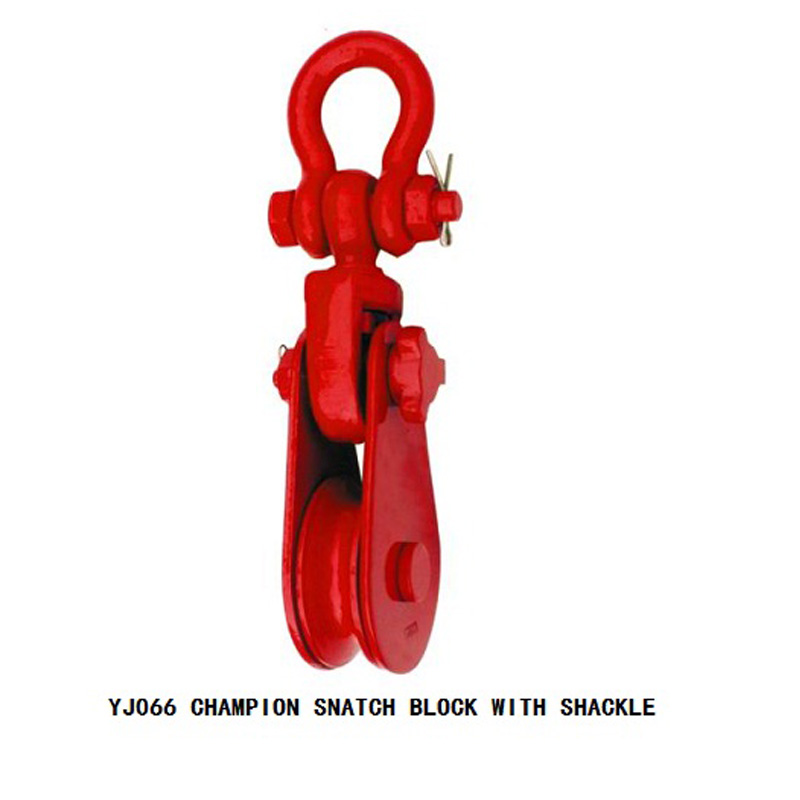 CHAMPION SNATCH BLOCK WITH SHACKLE