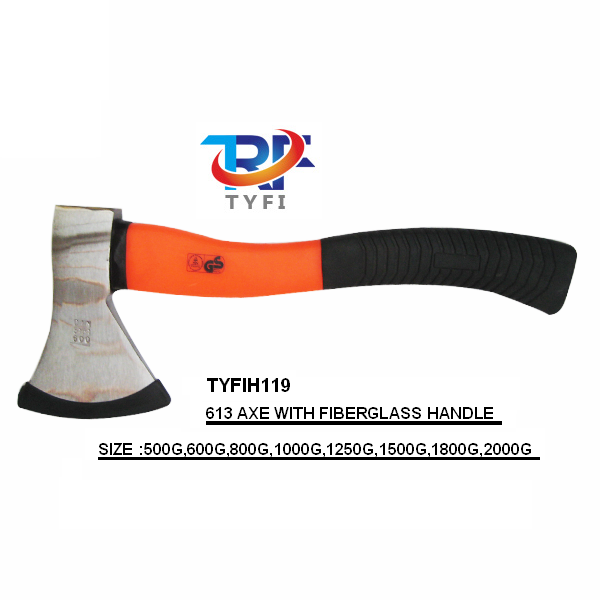 A613 AXE WITH HALF PLASTIC HANDLE
