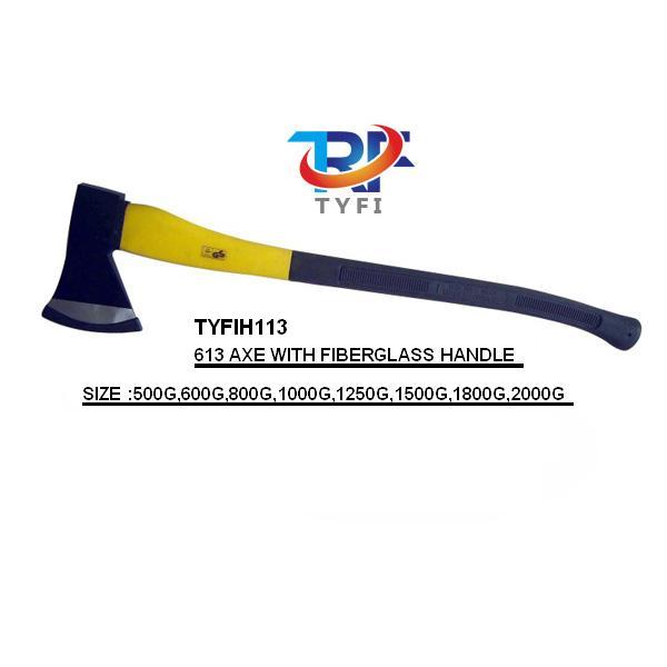 A613AXE WITH FIBERGLASS HANLDE
