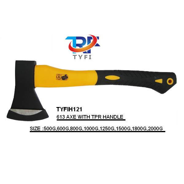 A613 AXE WITH TPR HANDLE