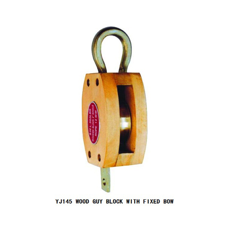 WOODEN GUY BLOCK WITH FIXED BOW