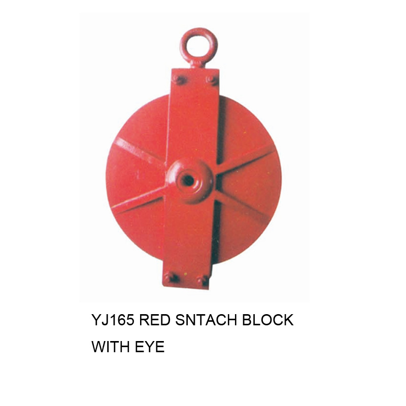 RED SNATCH BLOCK WITH EYE