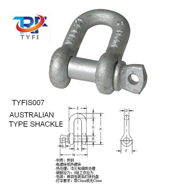 AUSTRALIAN TYPE  SHACKLE