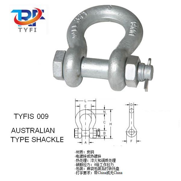 AUSTRALIAN TYPE  SHACKLE